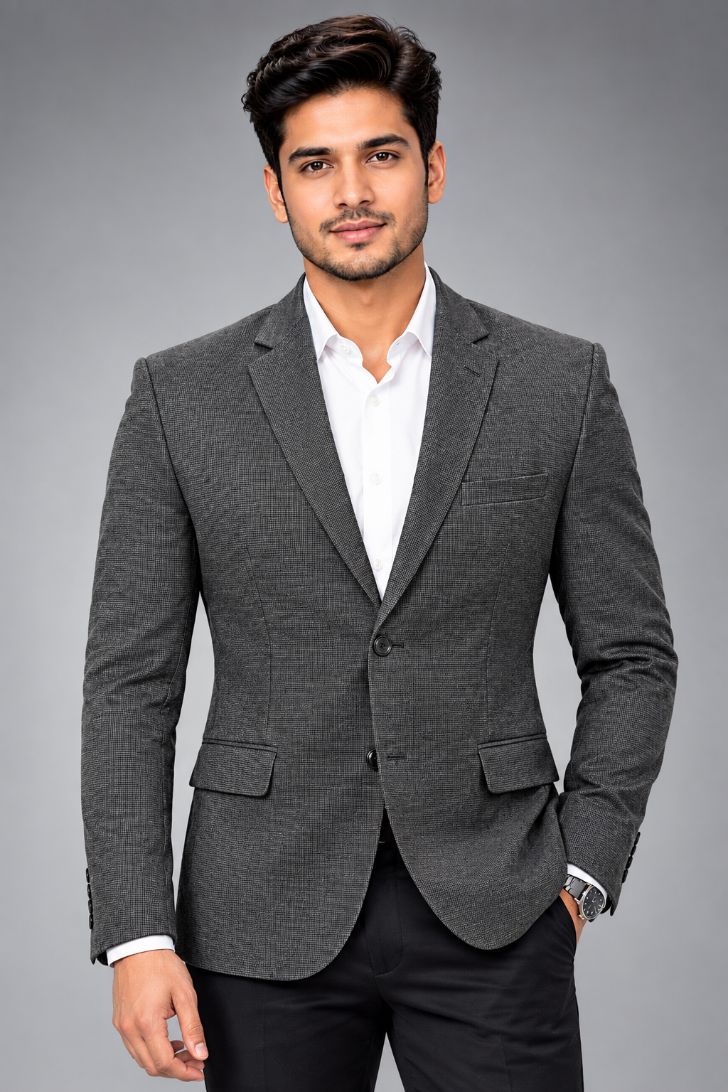 Blazer Gray 40 (Large) Gray
