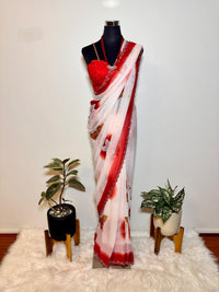 Premium Light Weight Chiffon Saree0826|5 colors