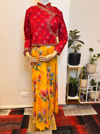Handwork Nepalese Dhaka Chaubandi Choli 32-42 | 2 Colors