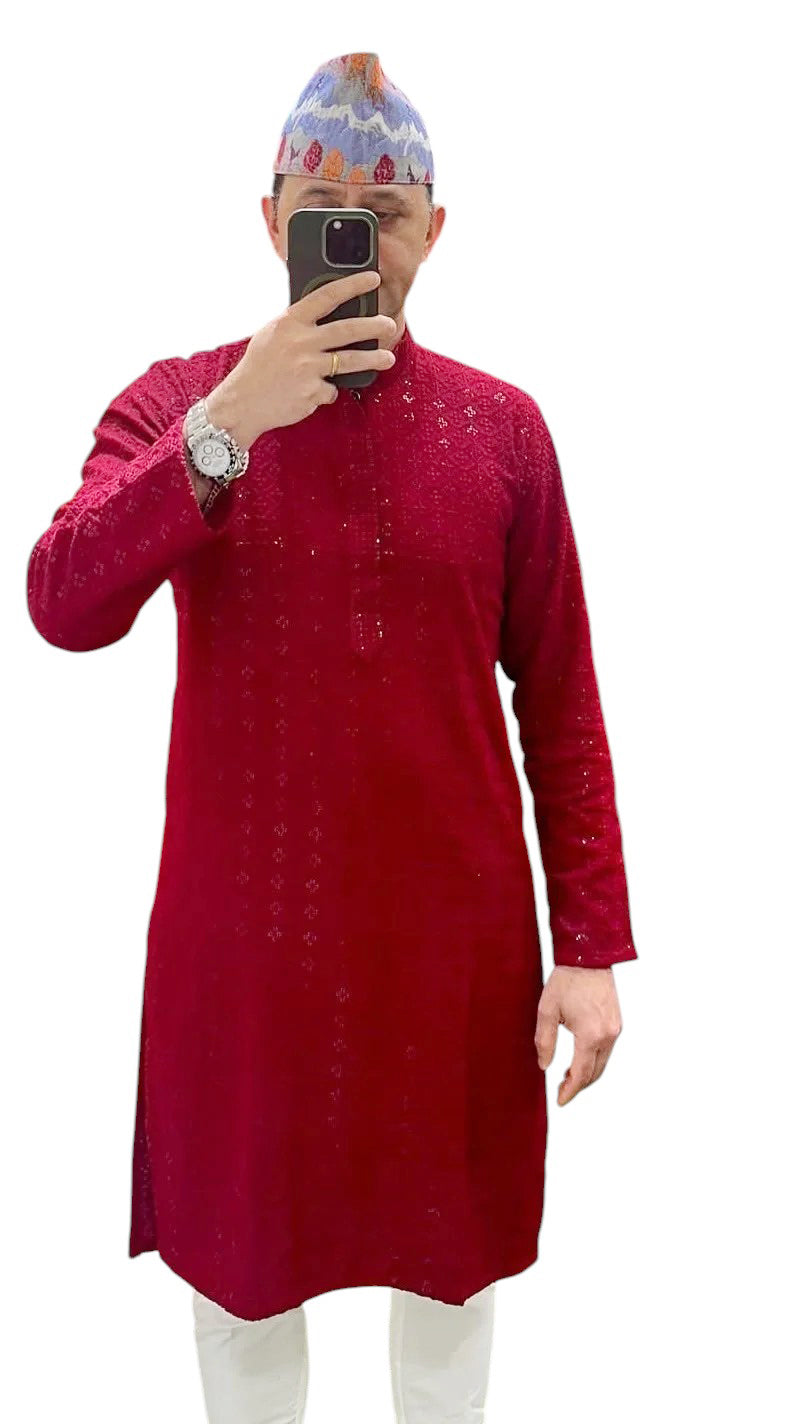 Premium Chikan Kari Kurta