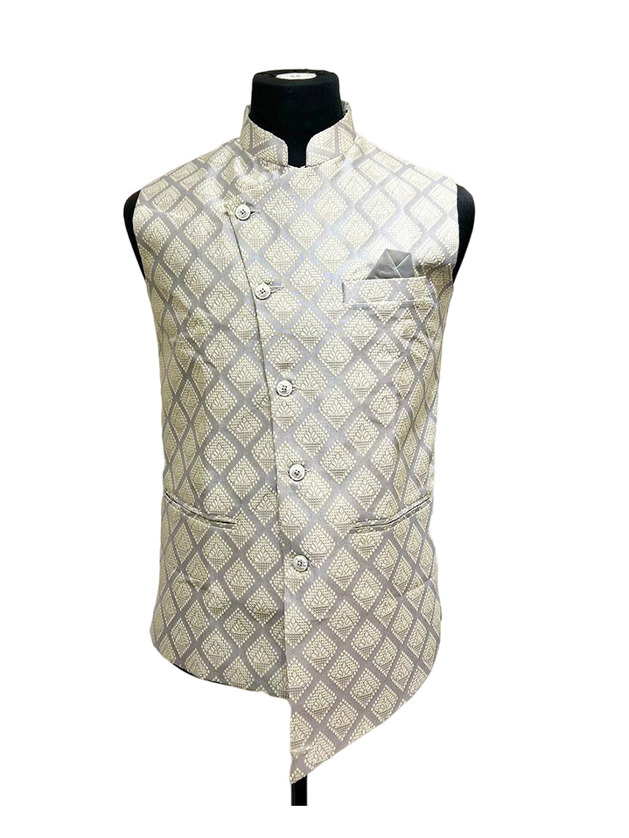 Cross Design Waistcoat