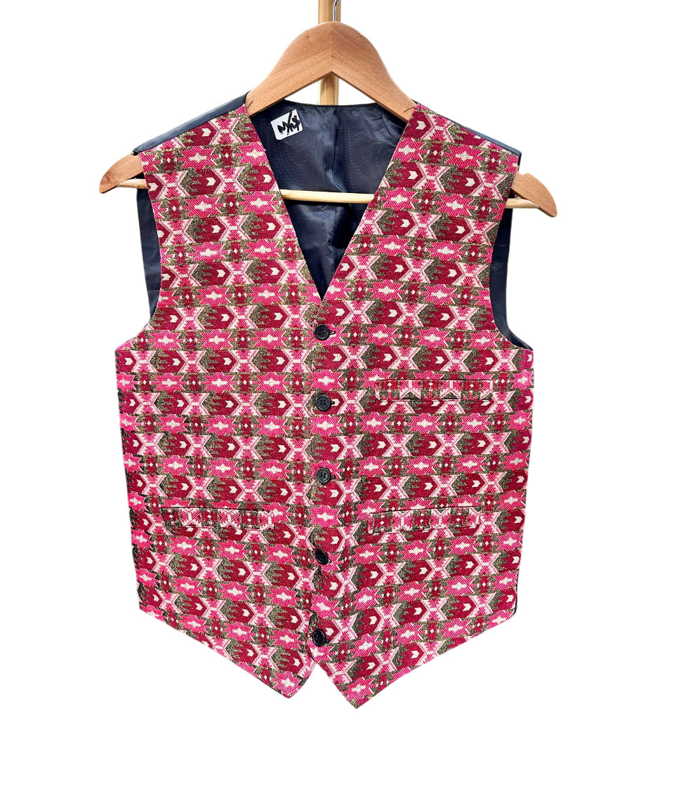 Dhaka Waistcoat Small-Medium (36-38")