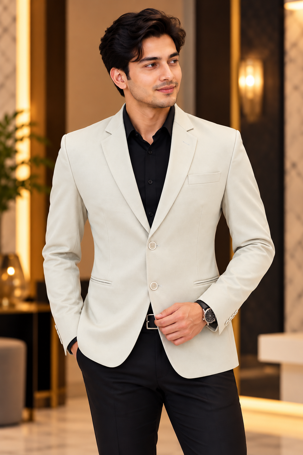 Blazer Off White 3840