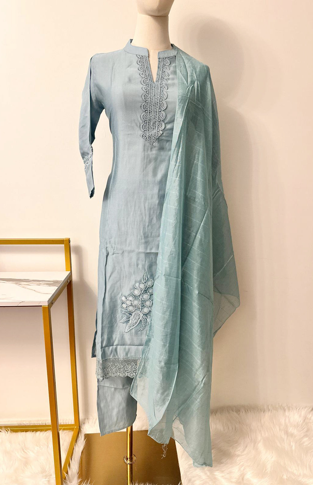 3 Pc Kurtha Suit 38-44 | 2 Colors