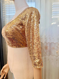 Party Wear Designer Blouse Golden TS 36-38