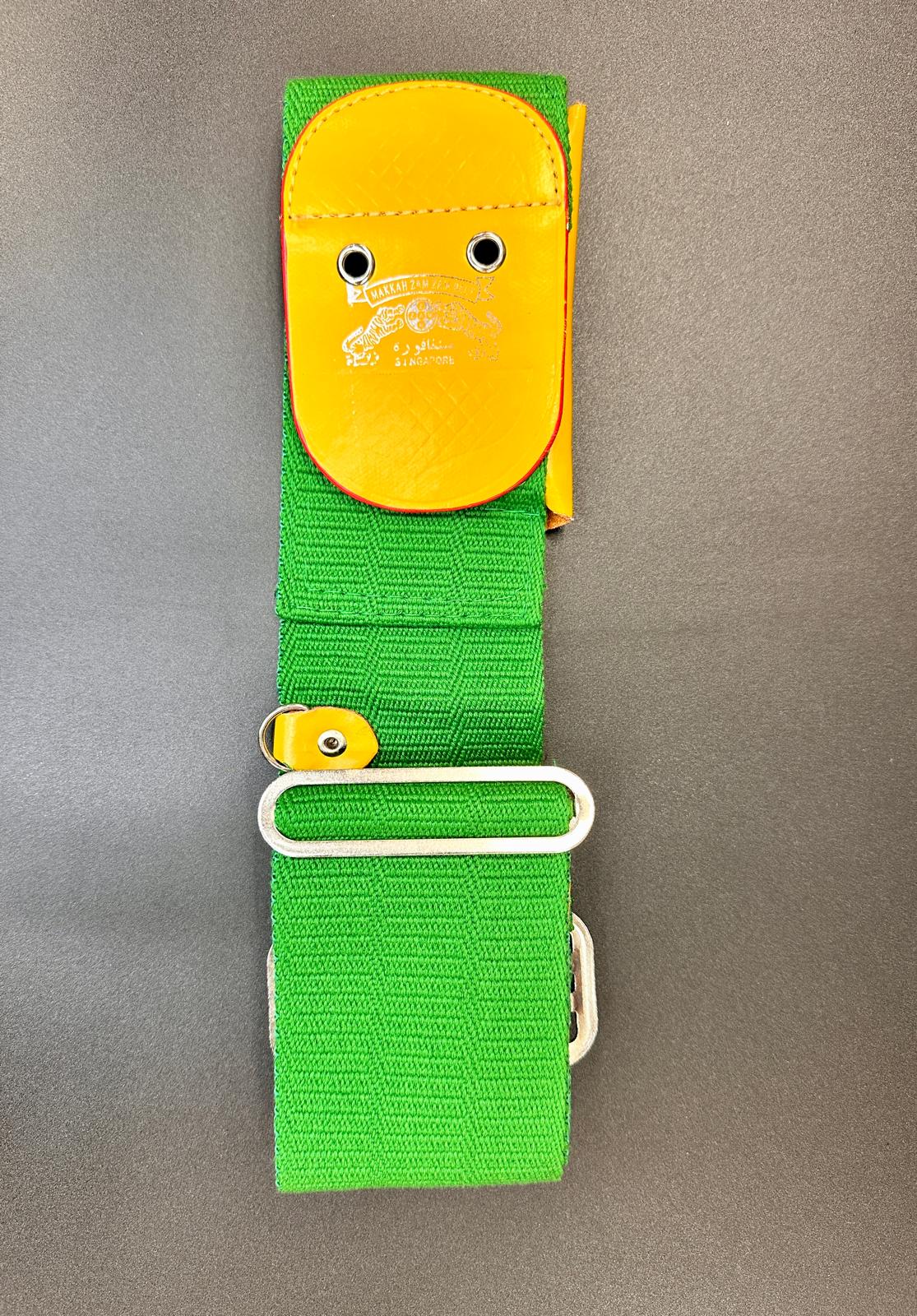 Daura Belt Leather Waist Up to 50" Green
