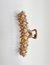 Hair Clip-Moti-Gold