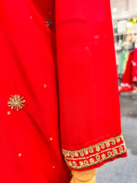 Teej Special HandWork Kurta Suit-R