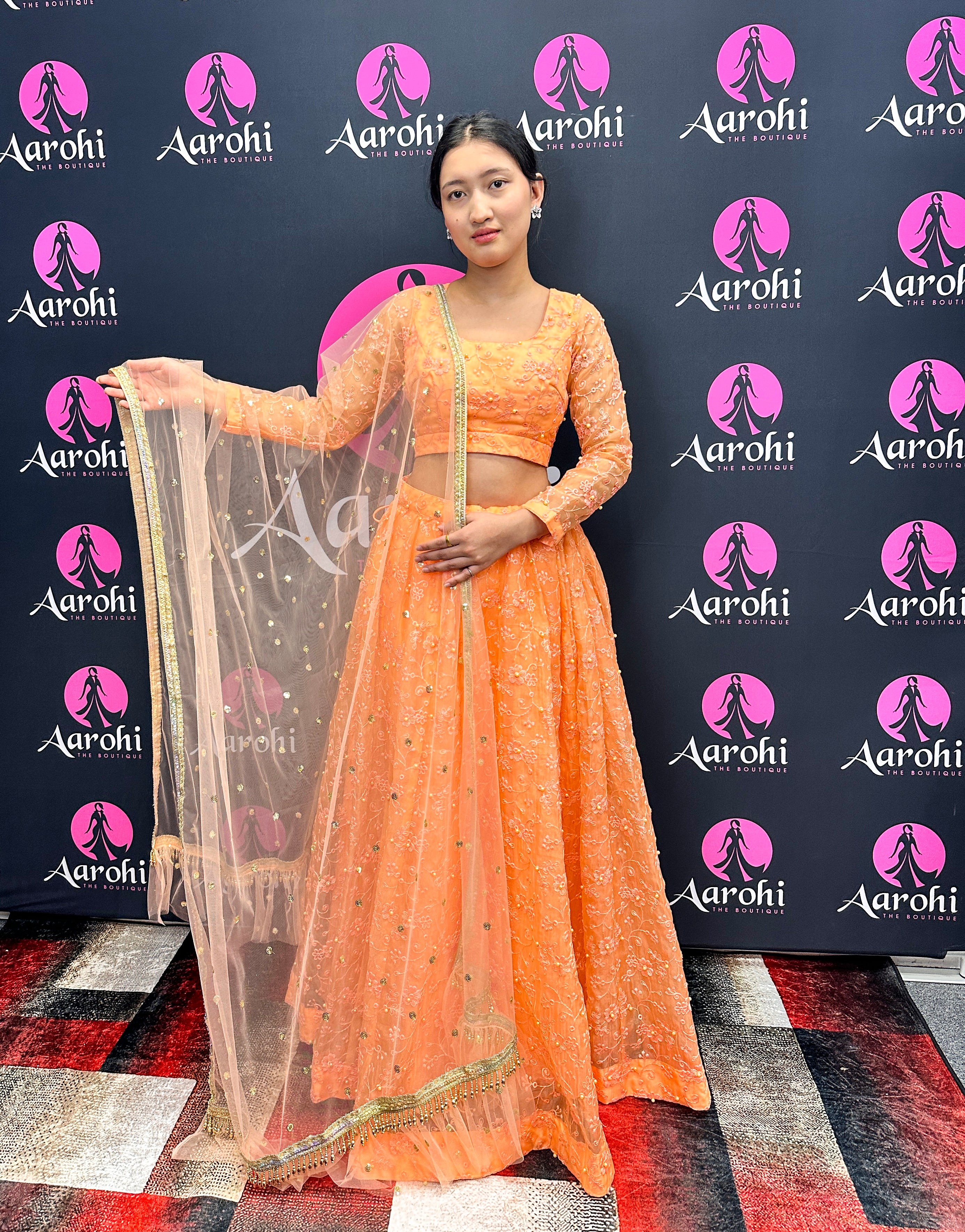 BG Lehenga Choli Orange 36