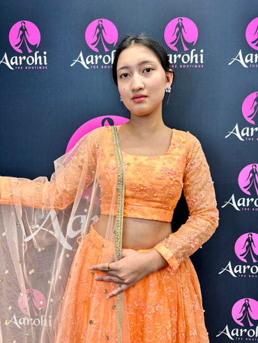 BG Lehenga Choli Orange 36