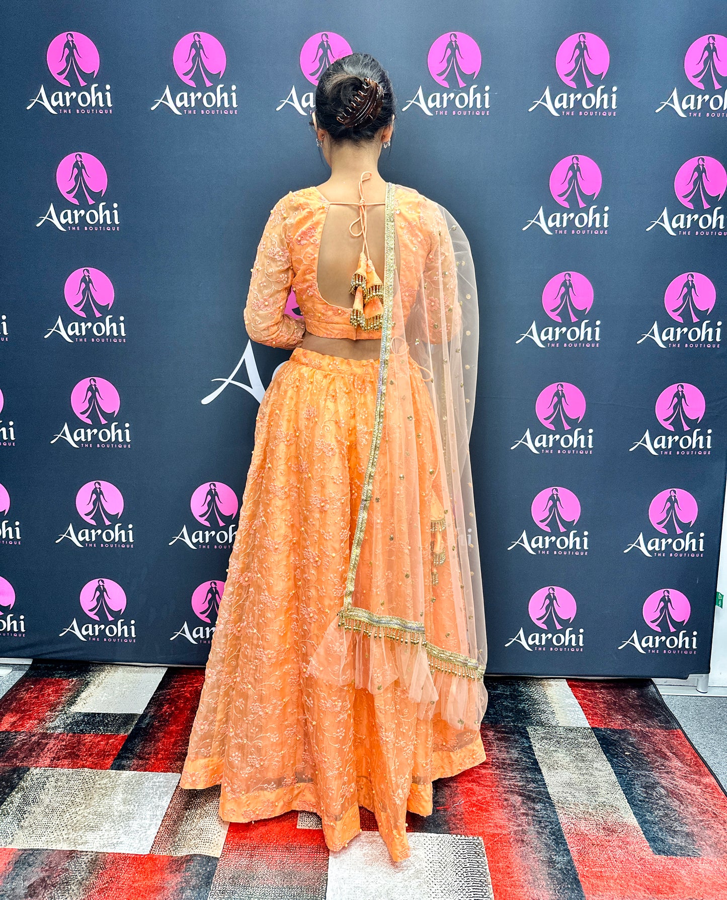 BG Lehenga Choli Orange 36