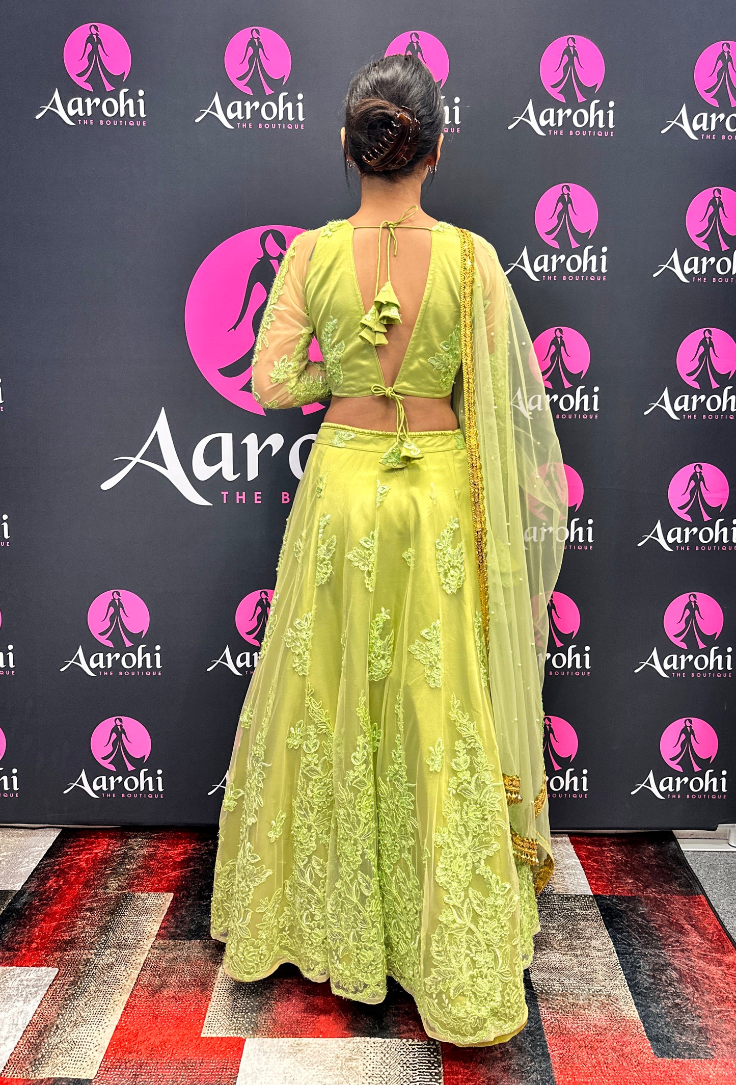 Beautiful Lehenga Choli-Parrot
