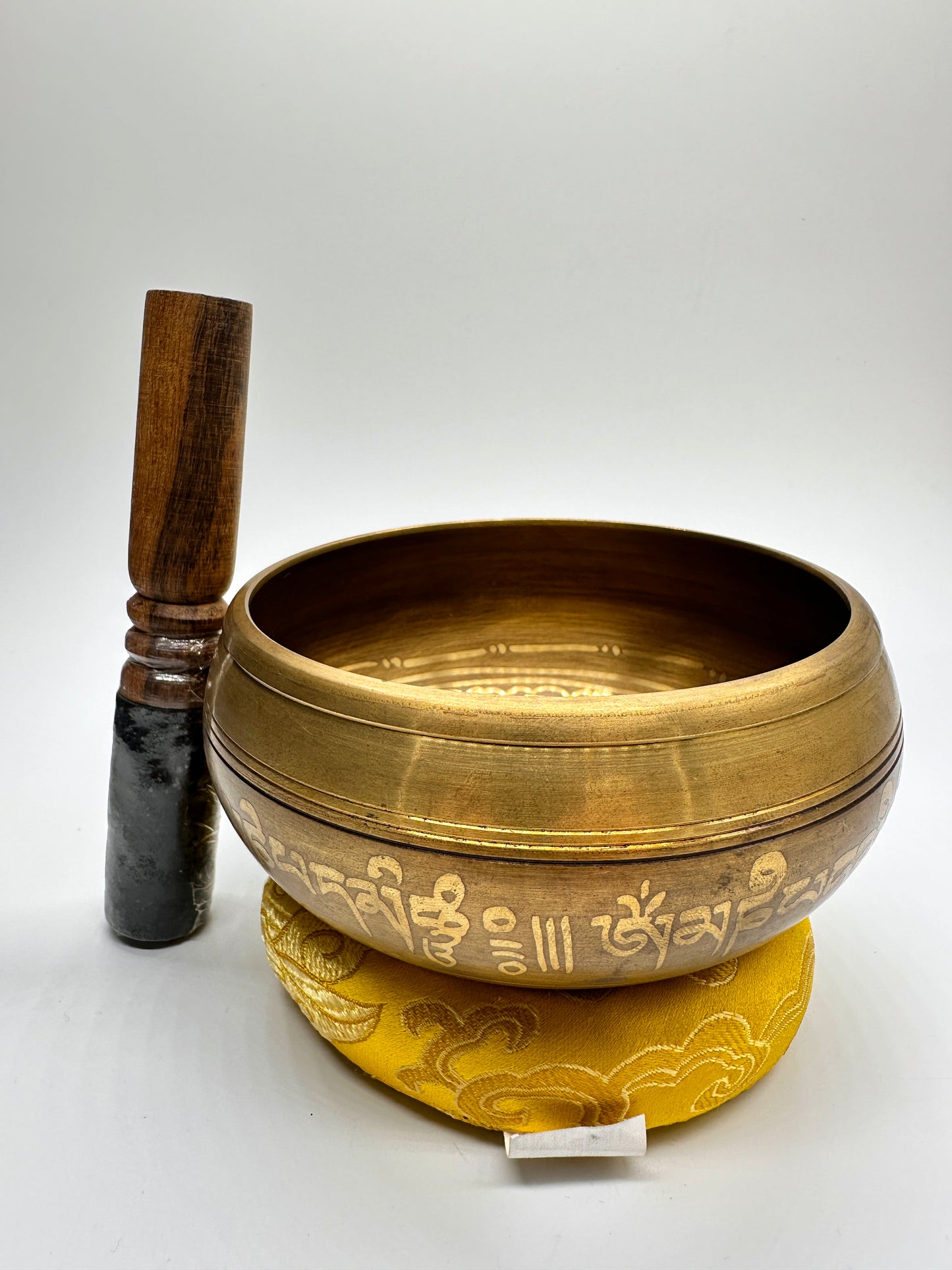 Singing Bowl With Cushion And Black Velvet Mallet | Hand Made