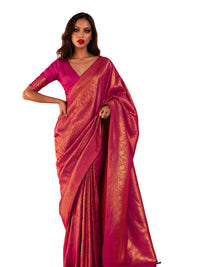 Forever Hit Premium Kanjivaram Party Wear Silk Saree | 12 Design, Colors