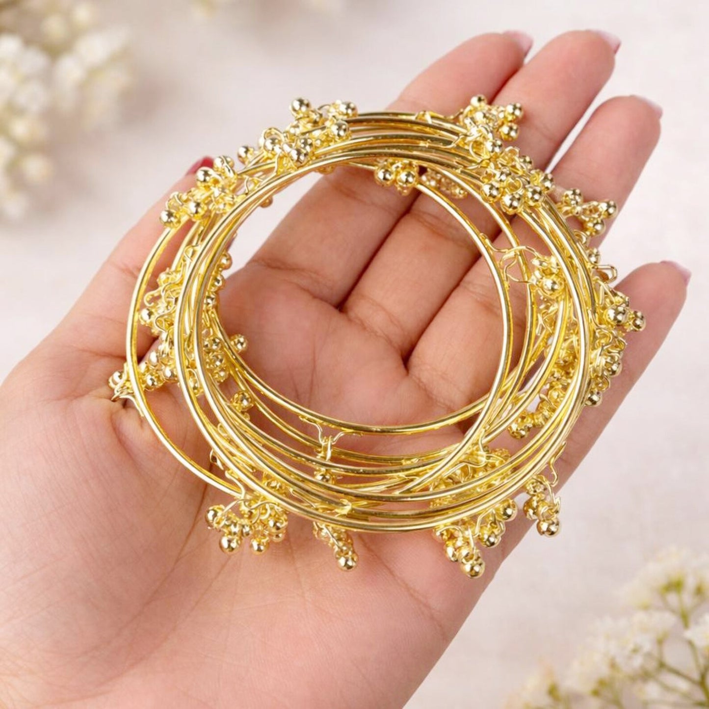 Beautiful Kashmiri Bangle-Golden