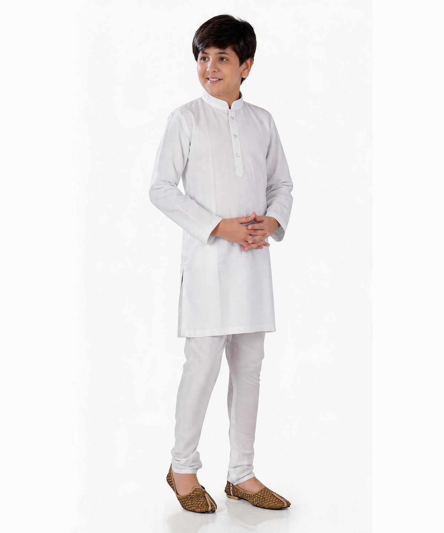 Kid's Pure Cotton Kurta Pyjama Set