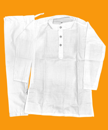 Kid's Pure Cotton Kurta Pyjama Set