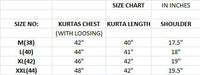 Boutique Finishing Premium Chikan Kari Kurta 2XL