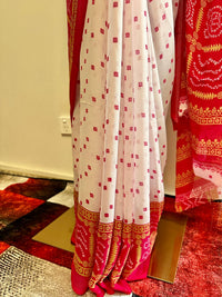 Light Weight Chunari Print Saree 0826 | 2 Color