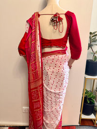 Light Weight Chunari Print Saree 0826 | 2 Color