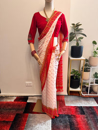 Light Weight Chunari Print Saree 0826 | 2 Color