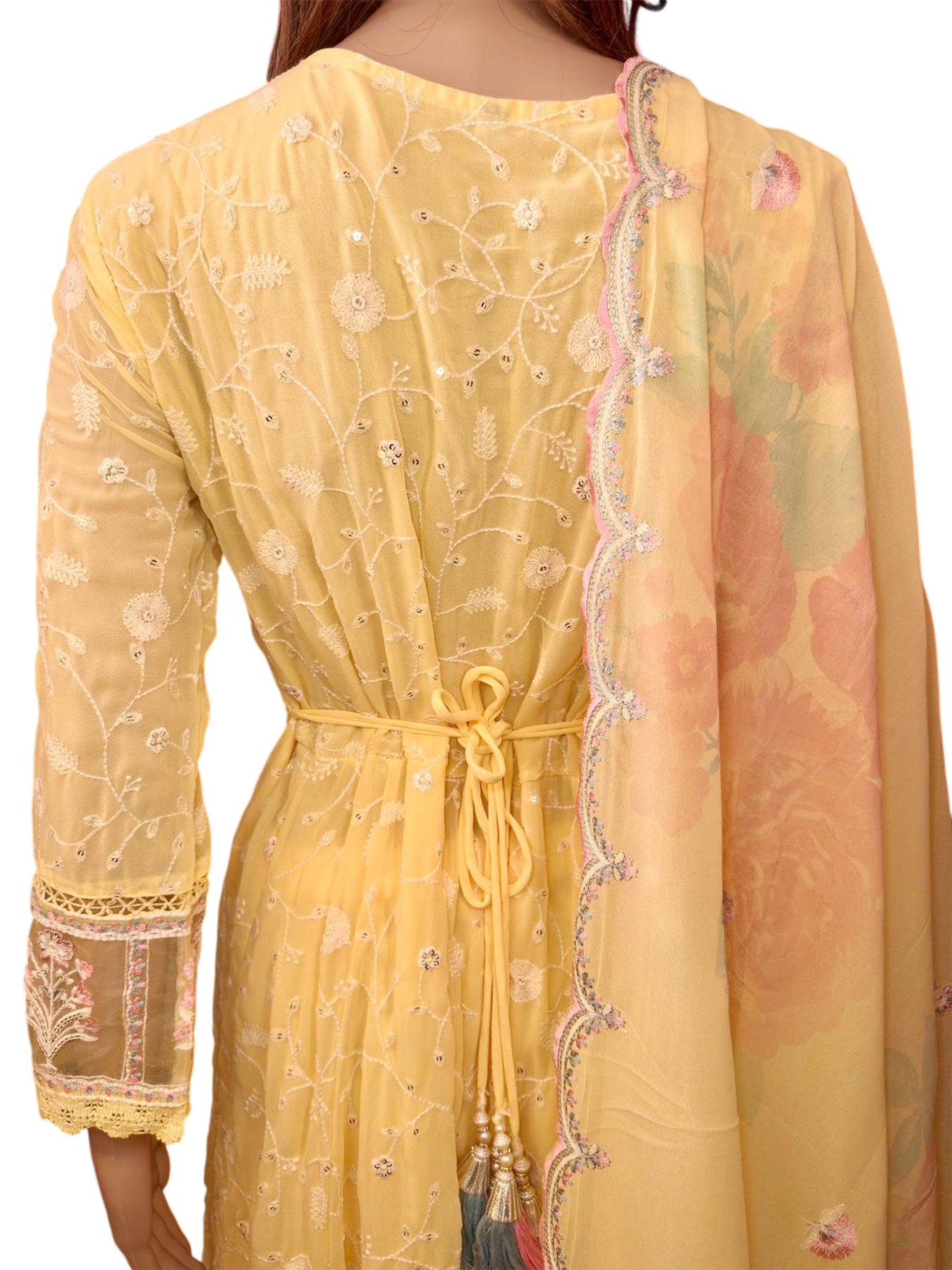 New Arrival Forever Hits Premium 3 Pc Party Wear Anarkali Suit Size 38 Fit for 36-38