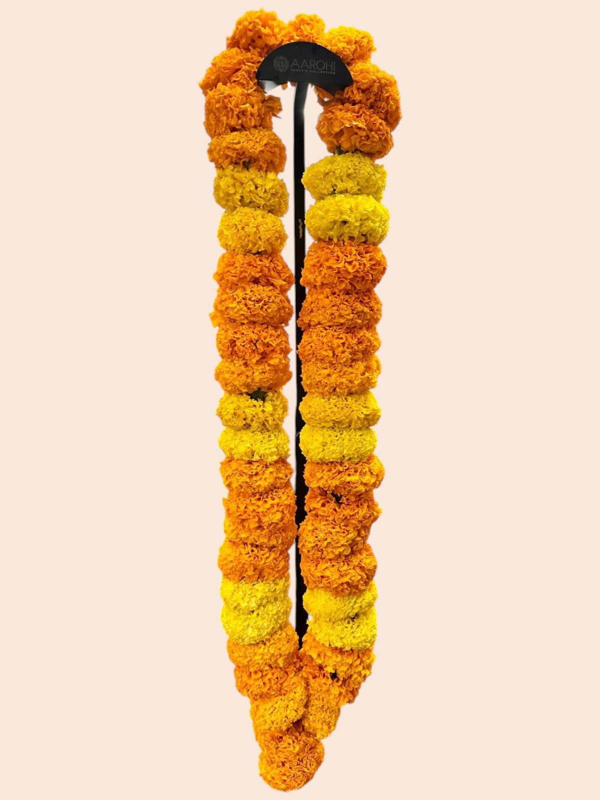 Fresh Marigold Garland (SayaPatri Mala) | Premium