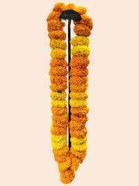 Fresh Marigold Garland (SayaPatri Mala) | Premium