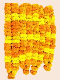 Fresh Marigold Garland (SayaPatri Mala) | Premium