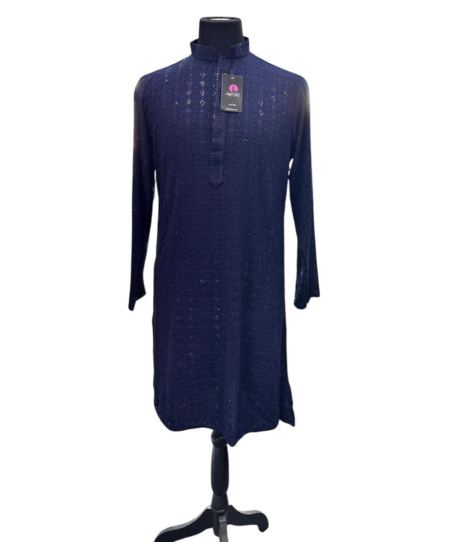 Premium Chikan Kari Kurta NB M-2XL