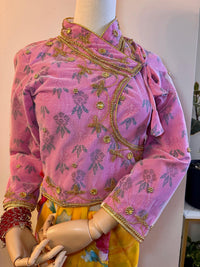 Handwork Nepalese Dhaka Chaubandi Choli 32-42 | 2 Colors