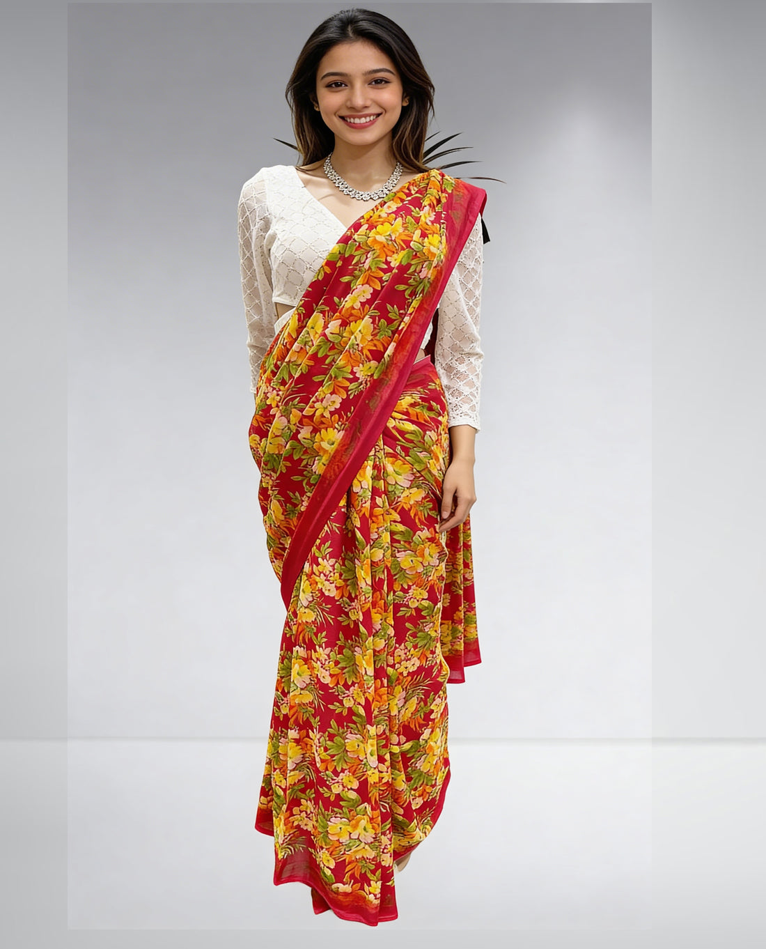 Viral Print Saree | 2 Colors