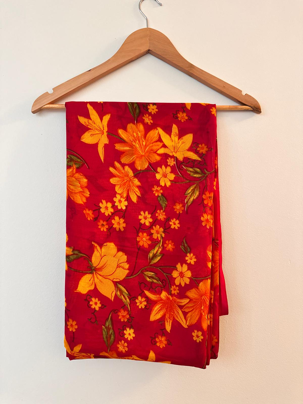 Viral Print Saree | 2 Colors