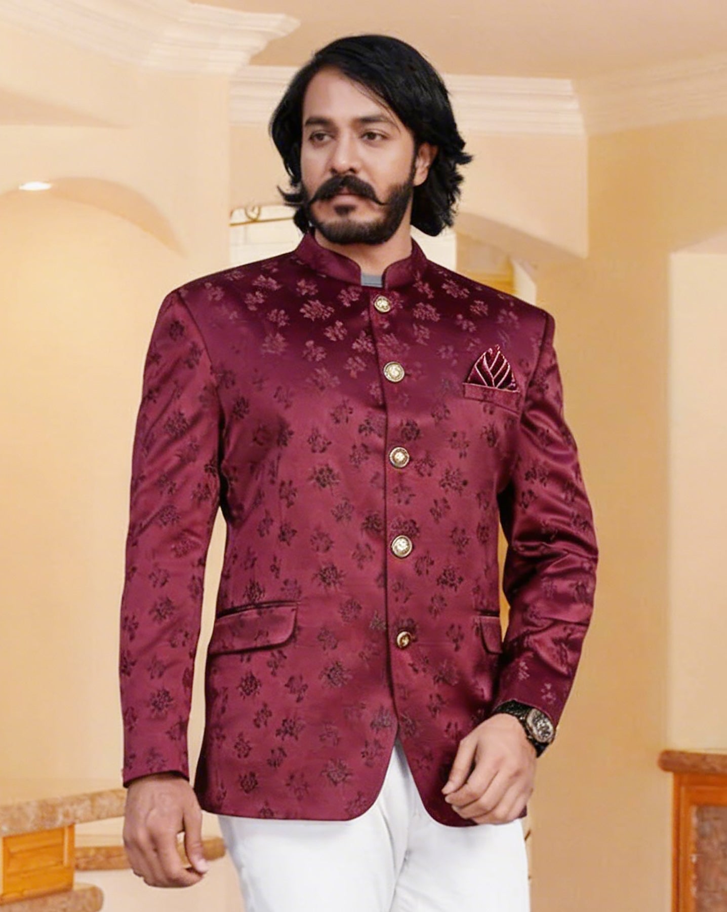 Slim Fit Men's Blazer For Casual, Party, Office, Wedding, Club Wear Medium