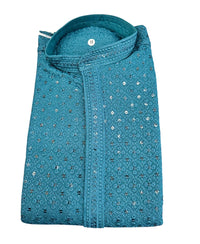 Boutique Finishing Premium Chikan Kari Kurta 2XL