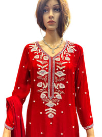Teej Special Hand Work Kurta Suit
