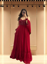 Designer Gown Red
