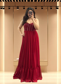 Designer Gown Red