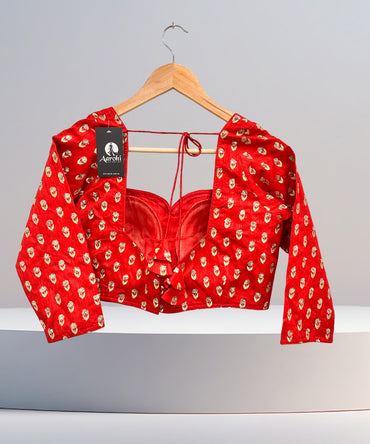 Red Blouse Long Sleeve