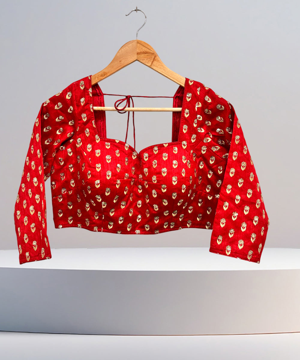 Red Blouse Long Sleeve