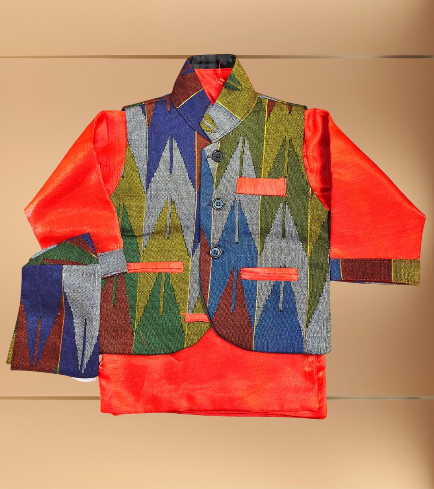 Baby Boy's Pasni / Dress Set Red