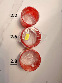 Cutting Designed Glass Bangles 2.2-2.6