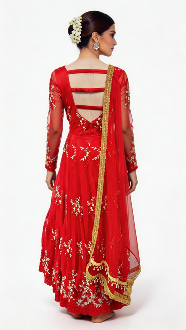 Designer Red Gown