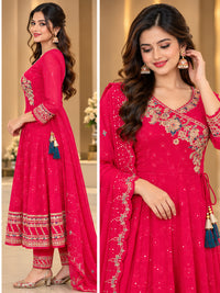 New Arrival Forever Hits Premium 3 Pc Party Wear Anarkali Suit Size 38 Fit for 36-38