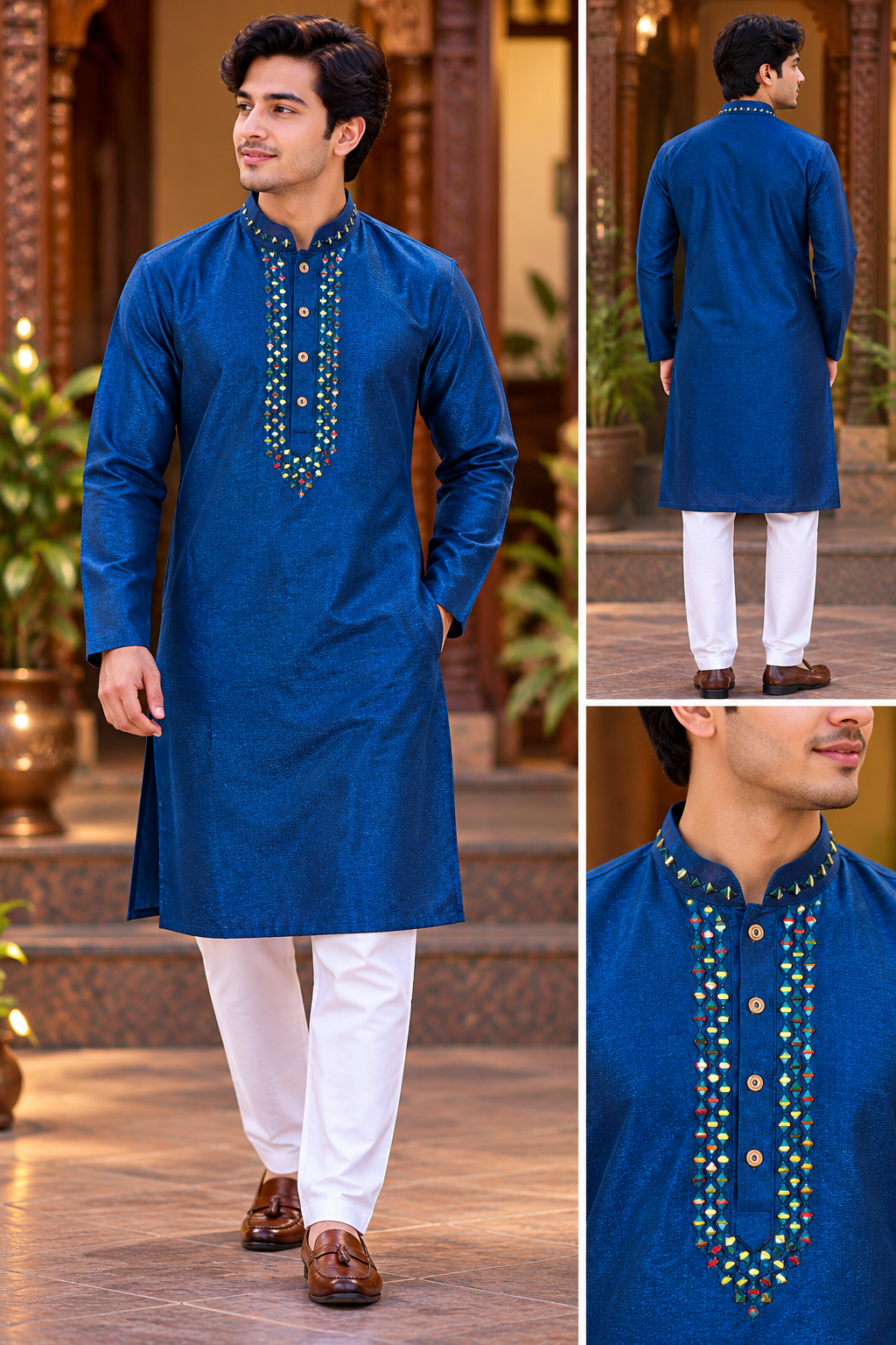 Bollywood Theme Kurta With Mirror Work Size S (36) | Kurta Only