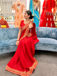 Origional Saubhagya Saree-Blouse set