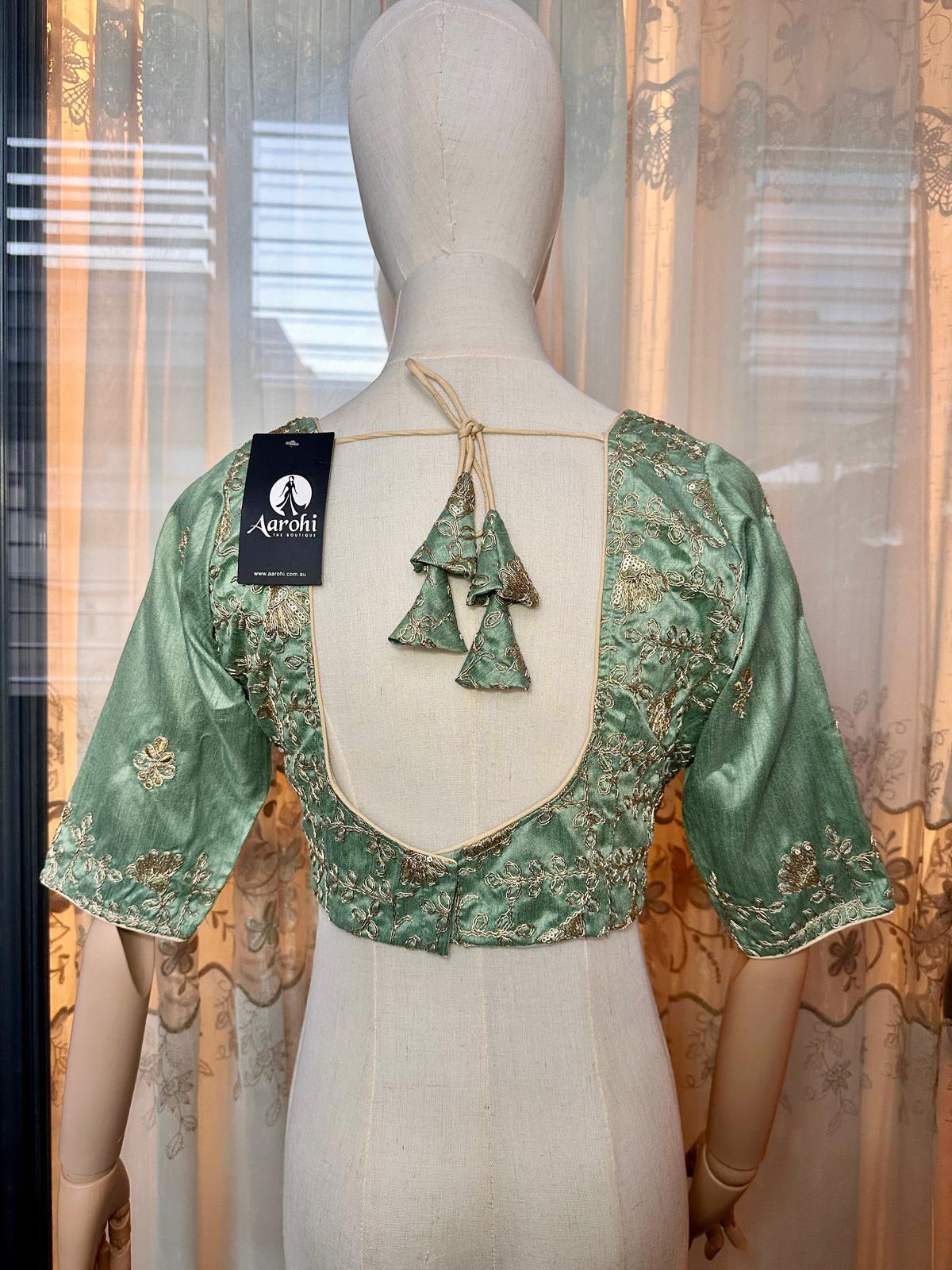 Full Embroidery Blouse 3 Color 38-42
