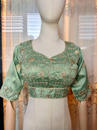 Full Embroidery Blouse 3 Color 38-42