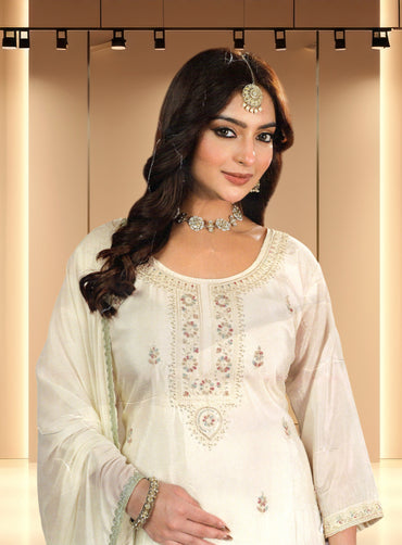 New Arrival Boutique Style Chinon Sharara Suit M-2XL