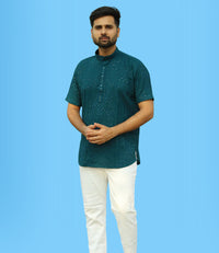 Chikan Kari Stylish Short Kurta BG